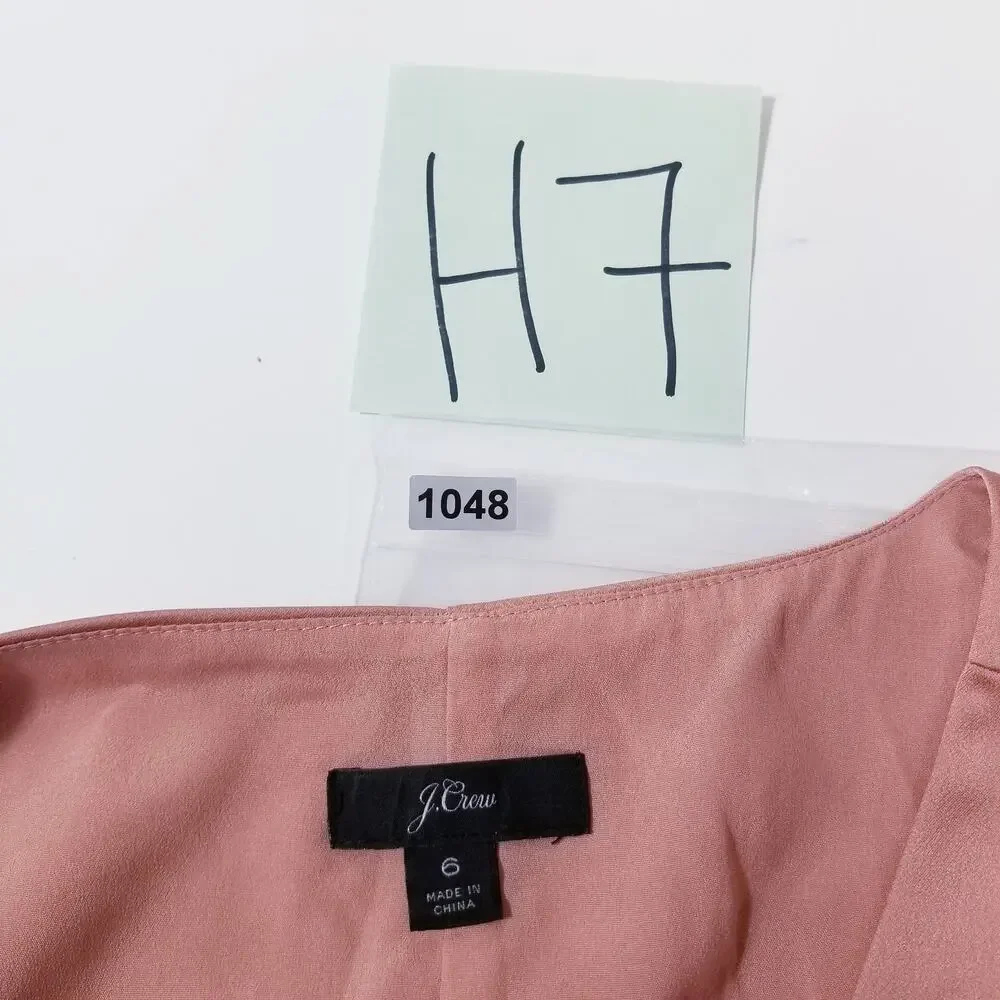 J. Crew Button Front A-Line Midi Dress